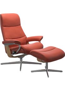 stressless Relaxsessel »View« mit Cross Base in braun, Größe B/H/T: 91 cm x 110 cm x 85 cm