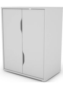 ByLiving Aktenschrank »Bern« Breite 60 cm in weiß, Größe B/H/T: 60 cm x 76,5 cm