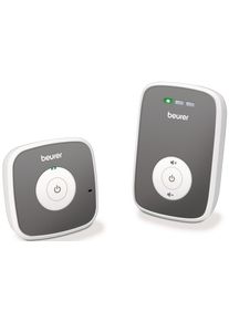 Beurer Babyphone »BY 33 mit optischer Geräuschpegelüberwachung und LED-Anzeige« Reichweitenkontrolle mit akustischem Signal in grau