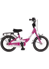Bachtenkirch Kinderfahrrad &raquo;14" Baxi - pink&laquo; 1 Gang ohne Schaltung Packung in rosa, Gr&ouml;&szlig;e 14 Zoll (35,56 cm)