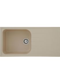 respekta Einbauspüle »ORLANDO100X50G« in beige