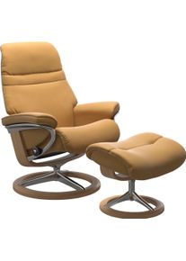 stressless Relaxsessel »Sunrise« mit Signature Base in gelb, Größe B/H/T: 79 cm x 103 cm x 73 cm