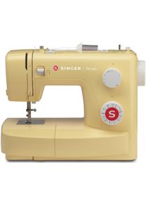 Singer Nähmaschine »Simple 3223Y« 23 Programme 23 Stiche in gelb