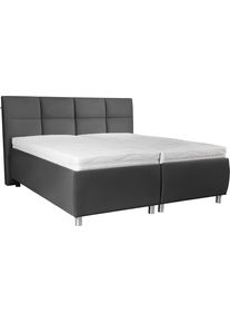 Alina Stauraumbett »Nadina Comfort« inkl. Stauraum und Lattenrost in grau, Größe Liegefläche B/L/H: 200 cm x 200 cm x 70