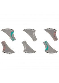 Komperdell - Nordic Walking 2-Color Vulcanized Pads 3-Pack, grey