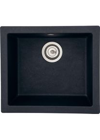 respekta Einbauspüle in schwarz