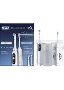 Oral-B Munddusche »Oral Health Center« mit iO Series 6 elektrische Zahnbürste in weiß