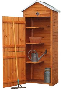 Promadino Garten-Geräteschrank »Piccolo« in braun