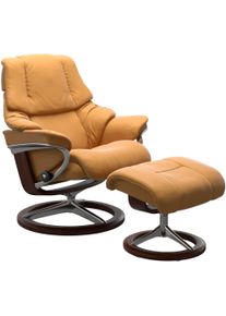 stressless Relaxsessel »Reno« mit Signature Base in gelb, Größe B/H/T: 83 cm x 100 cm x 76 cm