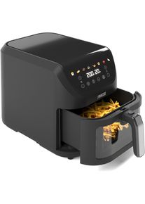 Princess Heißluftfritteuse »182258 SlimFry Airfryer« 2000 W 8 L, platzsparendes Design, fettfreie Kochtechn., 8 Progr., 55dB leise in schwarz