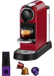 Nespresso Kapselmaschine »XN7415 New CitiZ von Krups« Wassertank: 1 L in rot, Größe 0