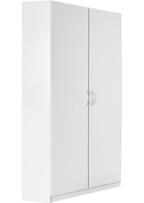 wimex Eckkleiderschrank »Bitburg« in weiß, Größe B/H/T: 95 cm x 198 cm x 58 cm