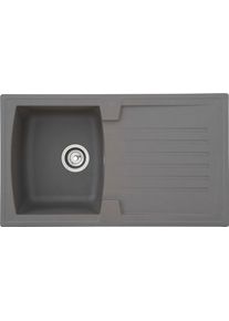 respekta Einbauspüle in grau