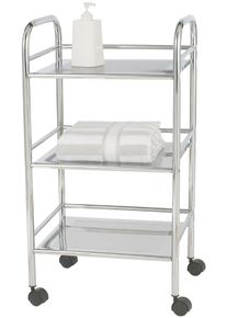 Wenko Rollwagen »Exclusiv« in grau, Größe B/H/T: 41 cm x 75 cm x 32 cm