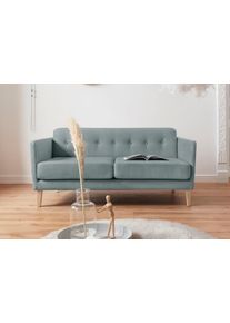 Andas 2-Sitzer »Raadal« in geradliniger skandinavischer Optik in grün, Größe B/H/T: 161 cm x 74 cm x 84 cm