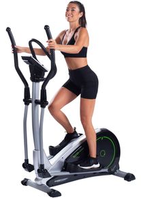 Christopeit Sport Crosstrainer-Ergometer »Eco 2000"« Schwungmasse ca. 10 kg, 24 Widerstandsstufen in grün