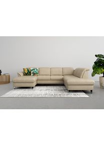 Sit & More Sit&More Wohnlandschaft »Maggiore U-Form« wahlweise mit Kopfteilverstellung in beige, Größe B/H/T: 312 cm x 224 cm