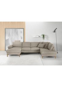 3c Candy Wohnlandschaft »Lecce in gelb, Größe B/H/T: 339 cm x 86 cm x 220 cm