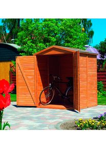 Promadino Garten-Geräteschrank »Rhön« in braun