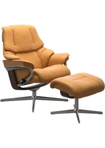 stressless Relaxsessel »Reno« mit Cross Base in gelb, Größe B/H/T: 79 cm x 99 cm x 75 cm