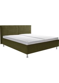 Alina Polsterbett »Steven« wahlweise mit Matratze und Lattenrost in grün, Größe Liegefläche B/L: 140 cm x 200 cm