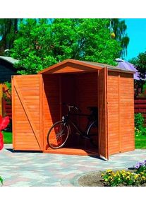 Promadino Garten-Geräteschrank »Rhön« in braun