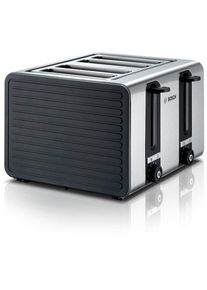 Bosch Toaster »TAT7S45« 4 kurze Schlitze 1800 W in grau
