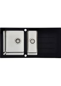 respekta Einbauspüle »New York« in schwarz