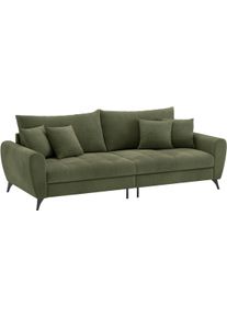 Mr. Couch Big-Sofa »Blackburn II« Wahlweise mit Kaltschaumpolsterung bis 140 kg belastbar in grün, Größe B/H/T: 260 cm x 71 cm x 108 cm