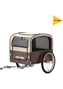 Blue Bird Fahrradhundeanhänger »Fahrrad Hundeanhänger 20" Stahl« in beige