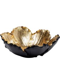 KARE Design Dekoschale »Deko Schale Flower Bloom« in goldfarben, Größe B/H/T: 19,3 cm x 7,5 cm x 20,5 cm