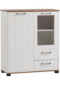 Schildmeyer Highboard &raquo;Jelda in wei&szlig;, Gr&ouml;&szlig;e B/H/T: 99,2 cm x 113,1 cm x 41 cm