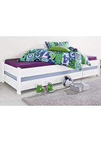 Lüttenhütt Lüttenhütt Stapelliege »"Femmy " 2 Betten, stapelbar, platzsparend« zertifiziertes Massivholz (Kiefer) in weiß