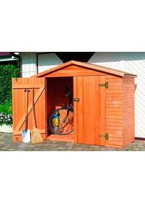 Promadino Garten-Geräteschrank »Heidelberg« in braun