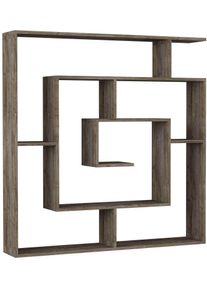 Decortie Bücherregal »Labirent Bücherregal« Packung, Leichte Montage, Lagerung, Platzsparend, Größe B/H/T: 125 cm x 129 cm x 22 cm