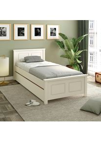 Home Affaire Massivholzbett »"ERIK" in weiß, Größe Liegefläche B/L: 90 cm x 200 cm