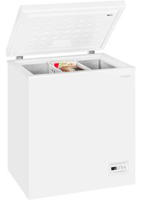 Exquisit Gefriertruhe »GT150-E-041E weiss« 84,5 cm hoch 70,5 cm breit 142 Liter Nutzinhalt in weiß, Größe B/H/T: 70,5 cm x 84,5 cm x 55 cm