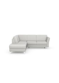 Sit & More Sit&More Ecksofa »Visby L-Form« Wahlweise mit Bettfunktion und Stauraum in grau, Größe B/H/T: 248 cm x 87 cm x 213 cm