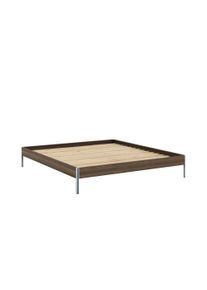 Karup Design Bettgestell »CORE BED Bodenbett, Holzrahmen, Futonbett, Jugendbett, Holzbett« Massivholzbett mit Lattenrost, Kiefer massiv, Doppelbett...