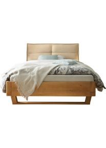 Schlafkontor Massivholzbett »Tjark« wahlweise Bett mit Liegefläche in 140 oder 180 cm in braun, Größe Liegefläche B/L: 140 cm x 200 cm