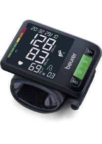 Beurer Handgelenk-Blutdruckmessgerät »BC 87 BT« mit Risikoindikator, Inflation Technology für sanften Druckaufbau in schwarz