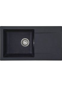 respekta Einbauspüle in schwarz