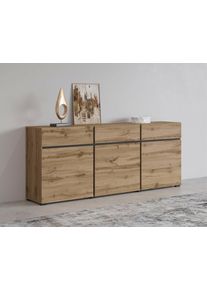 Inosign Kommode »Cross in braun, Größe B/H/T: 180 cm x 78,3 cm x 40 cm