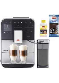 Melitta Kaffeevollautomat »Barista TS Smart F850-102, schwarz« 21 Kaffeerezepte & 8 Benutzerprofile, 2-Kammer Bohnenbehälter in schwarz