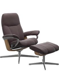 stressless Relaxsessel »Consul« Set in rot, Größe B/H/T: 82 cm x 102 cm x 72 cm