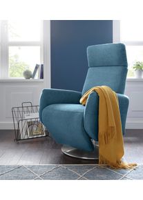 Sit & More Sit&More TV-Sessel »Kobra« in blau, Größe B/H/T: 71 cm x 110 cm x 82 cm