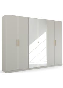 Rauch Kleiderschrank »Skandi by Quadra Spin Schlafzimmerschrank« im Landhaus-Stil mit Massivholzgriffen in grau, Größe B/H/T: 271 cm x 210 cm x 54 cm