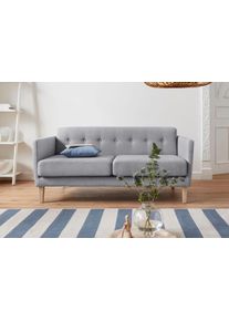 Andas 2-Sitzer »Raadal« in geradliniger skandinavischer Optik in grau, Größe B/H/T: 161 cm x 74 cm x 84 cm