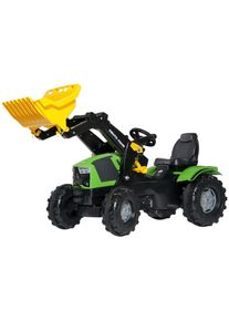 Rolly Toys Tretfahrzeug &raquo;Deutz-Fahr 5120&laquo; Kindertraktor mit Lader in gr&uuml;n