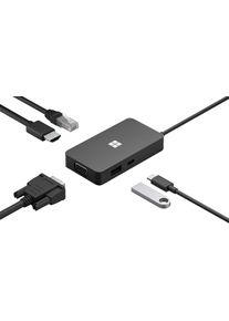 Microsoft Tablet-Dockingstation »USB-C Travel Hub« in schwarz